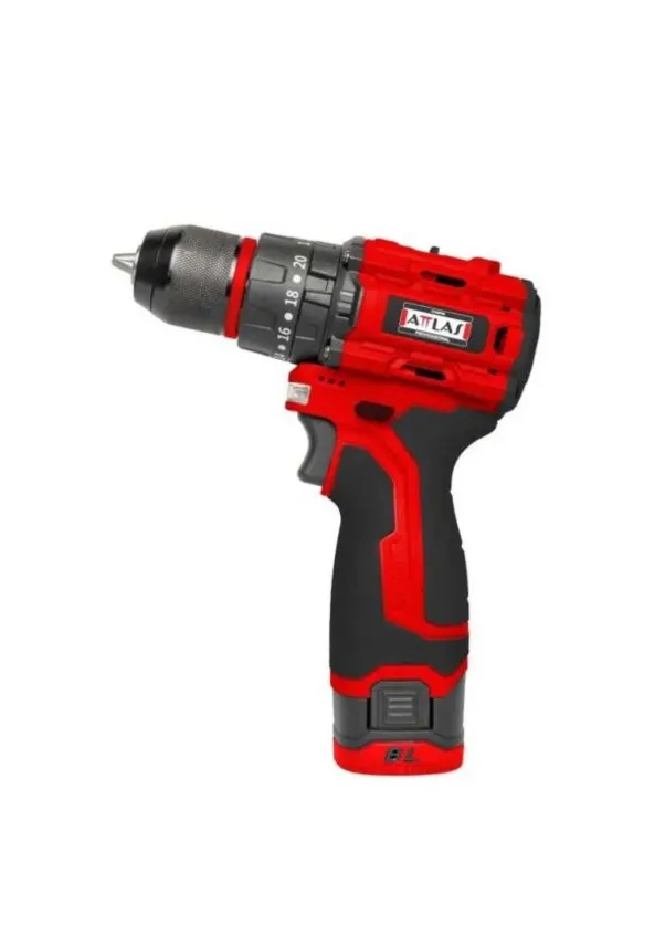 A0104085 ATTLAS ATBL 12 CDD-202C 12V AKÜLÜ KÖMÜRSÜZ MATKAP	